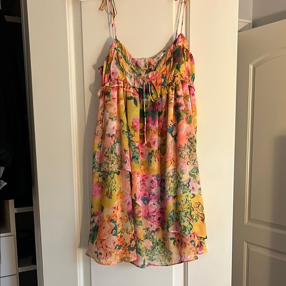 Floral Multicolor Mini Dress - Picture 3 of 3